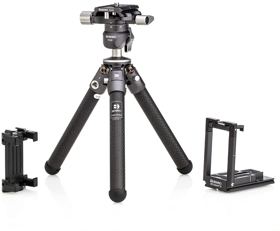 Benro TABLEPODPROKIT F520 Ballhead + ArcaSmart70 Camera Plate/Smartphone Adapte  nbnb
