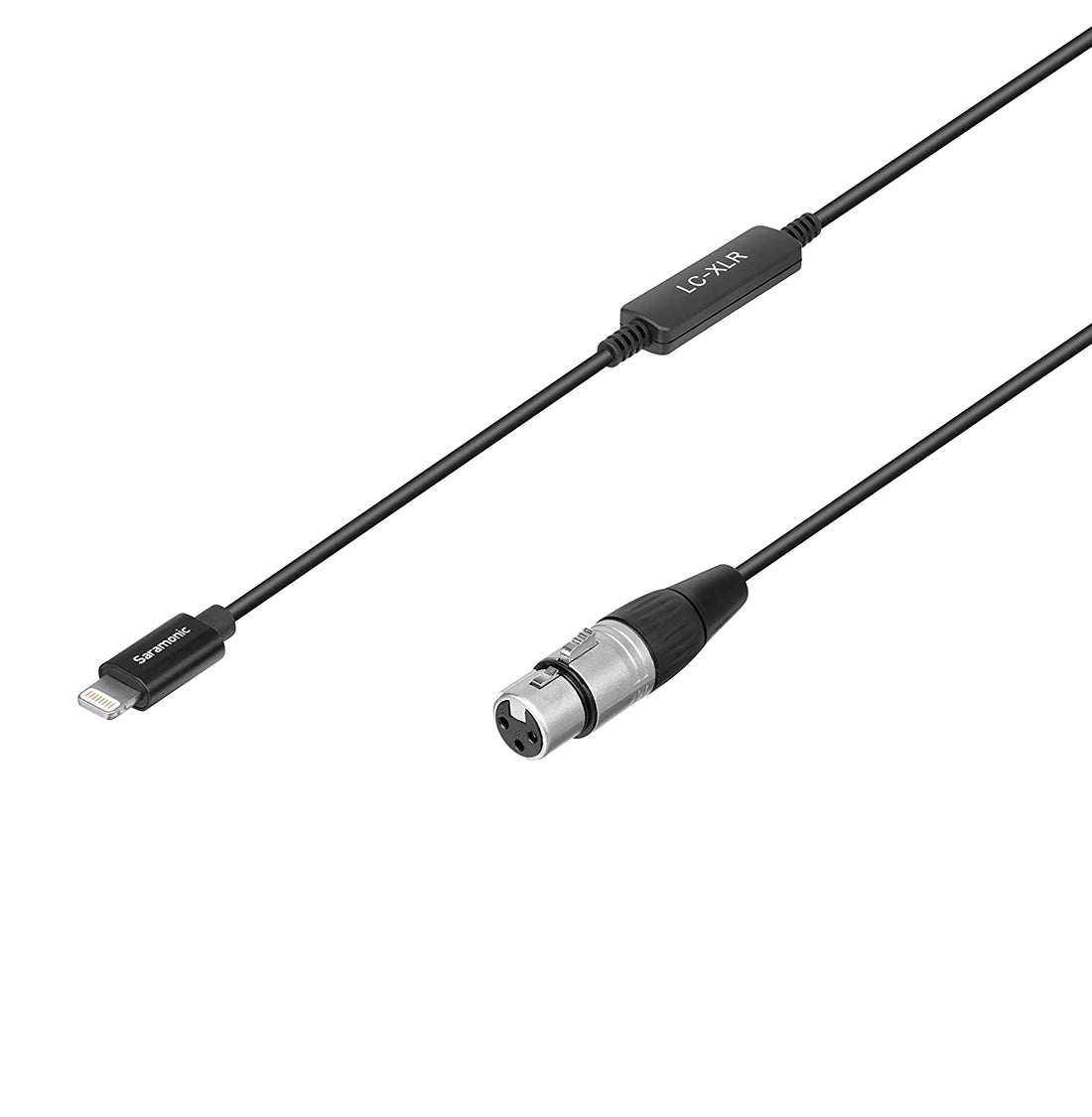 Saramonic LC-XLR Female to Apple Lightning Microphone Interface Cable for iPhone & iPad