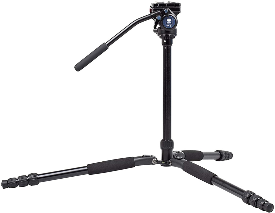 SIRUI Aluminum Tripod w/ VA-5 Compact Fluid Video Head T004SK+VA5