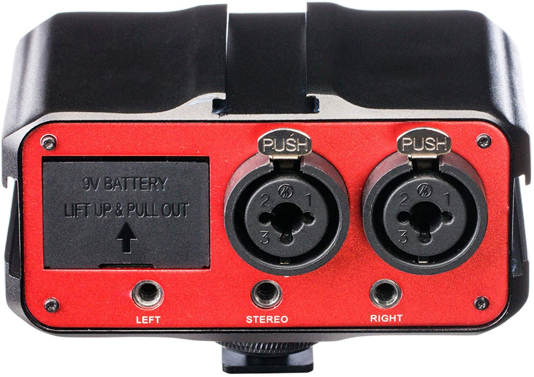 Saramonic SR-PAX1 Camera Audio Mixer 2-Ch XLR 1/4" 6.5mm & 1/8“ 3.5mm 48V Preamp