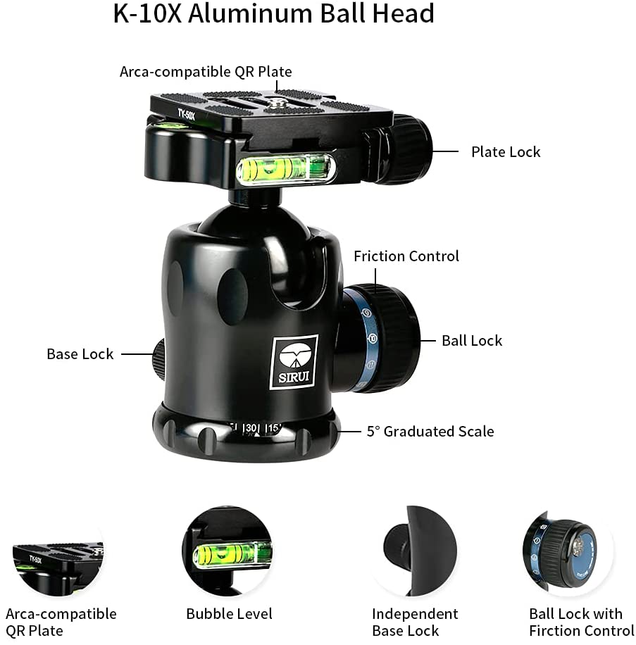 Sirui ST125+K10X Tripods & Monopods Product Image