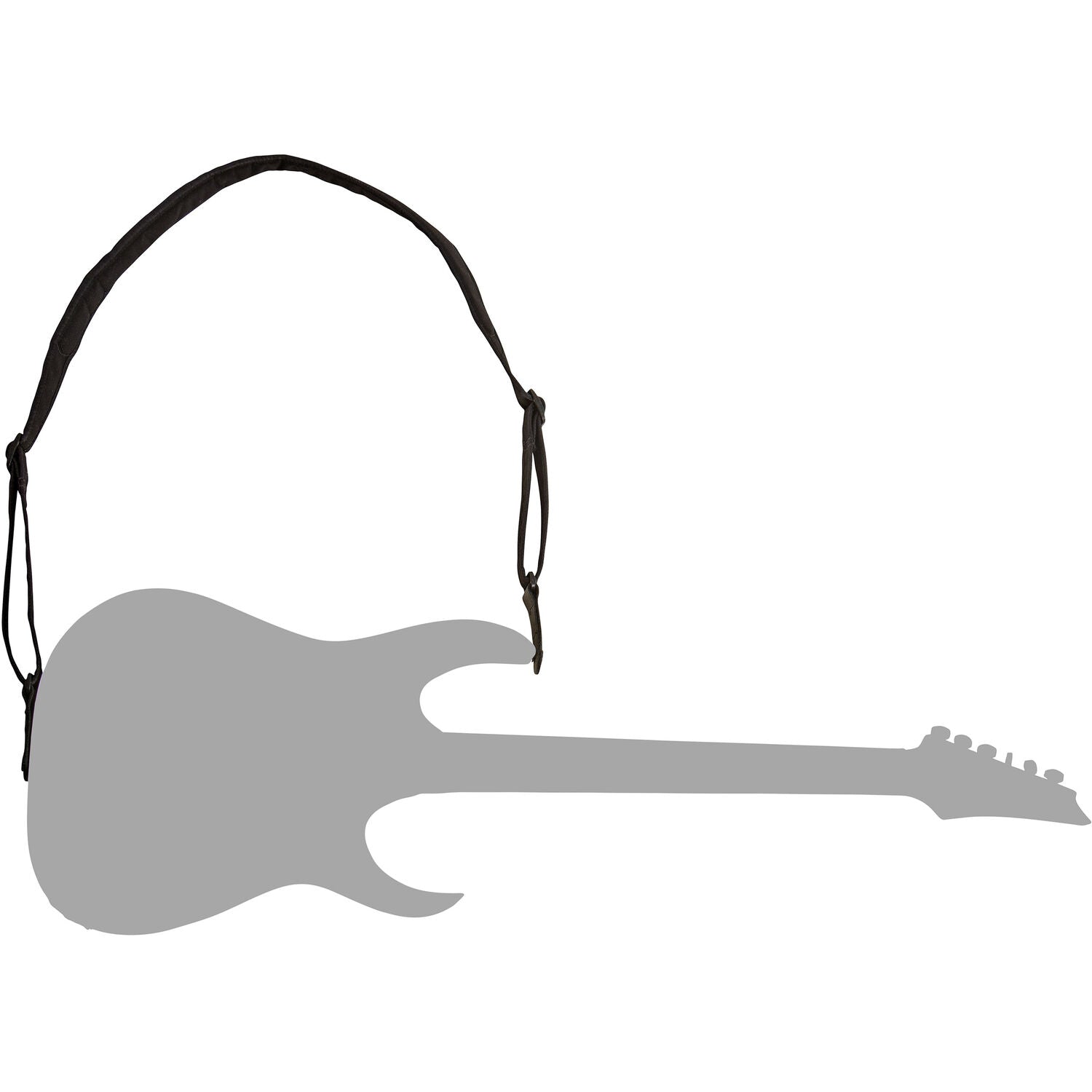 BlackRapid ESO Guitar Bass Long Left-Handed Strap L 53.5 - 70"  W 2 - 2.5" Black