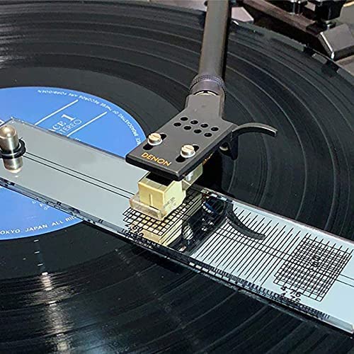 Cartridge Mirrored Alignment Protractor Tool For Turntable Phono Stylus Baerwald