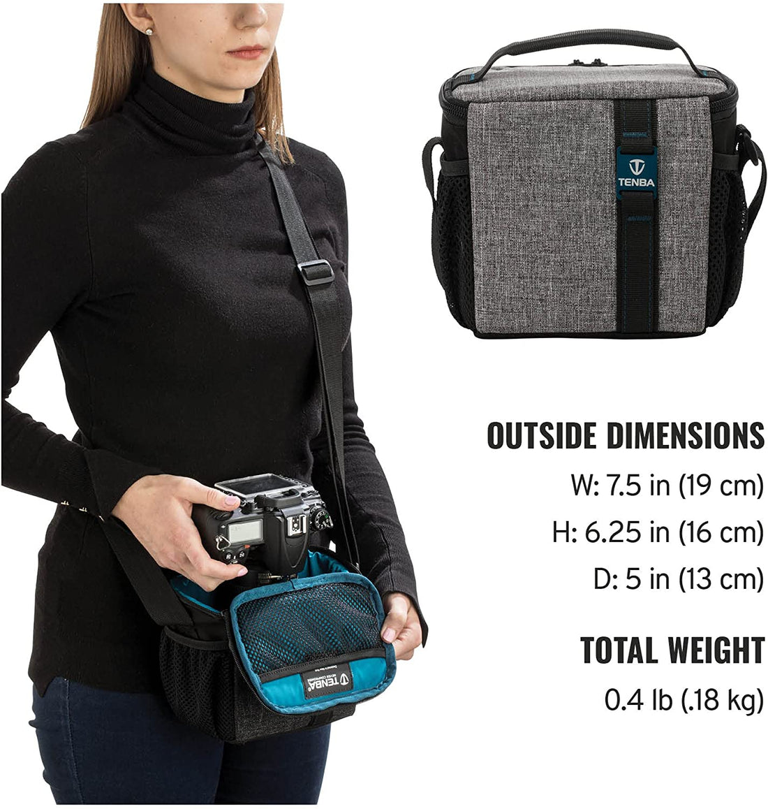 Tenba Skyline 7 Shoulder Bag - Gray (637-602)