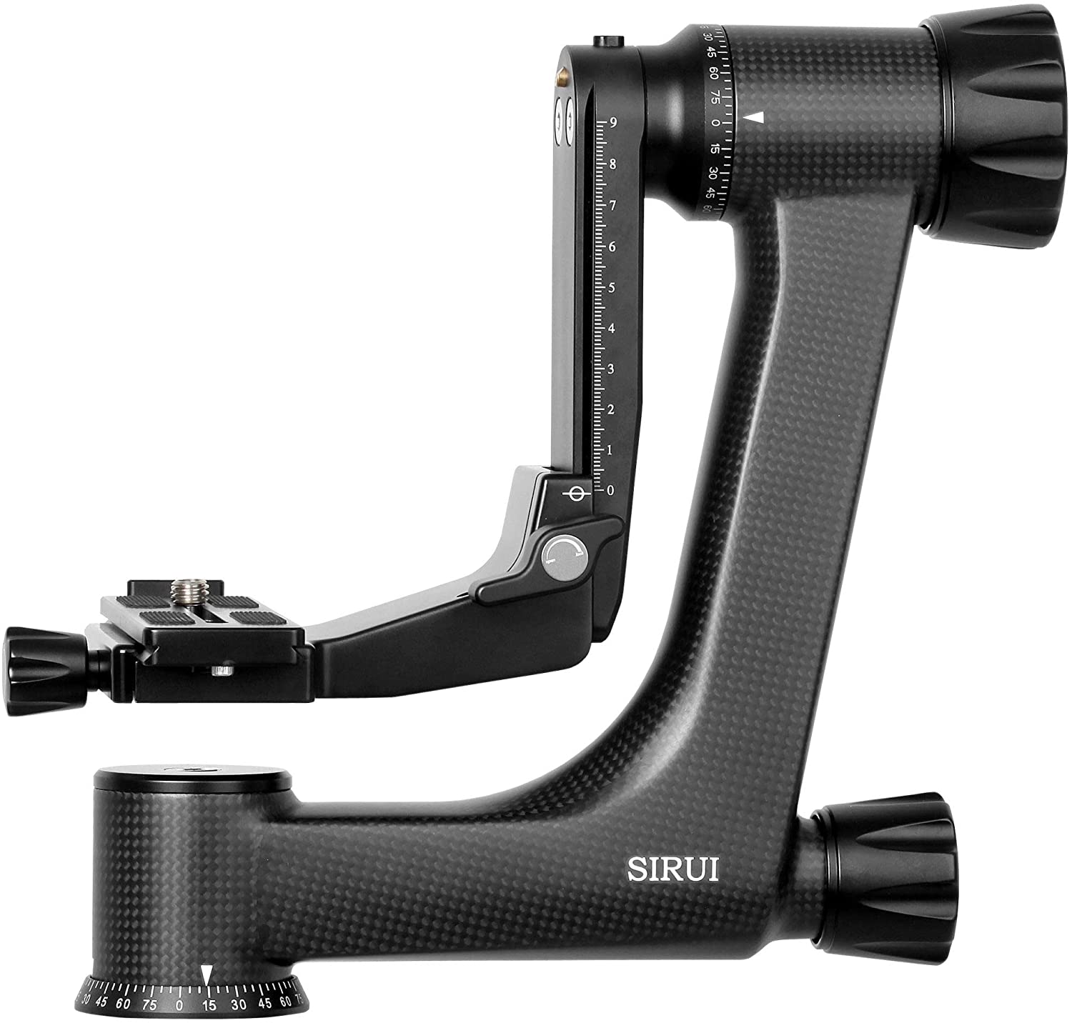 SIRUI PH-Series Carbon Fiber Gimbal Head PH-30 55lb Load 1/4"-20 & 3/8"-16