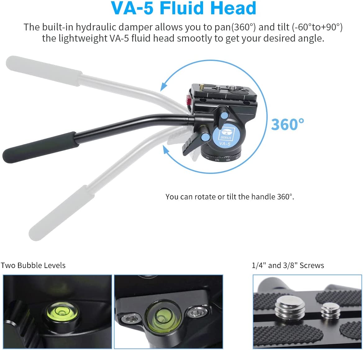 Sirui P-325FS+VA-5 Tripods & Monopods Product Image