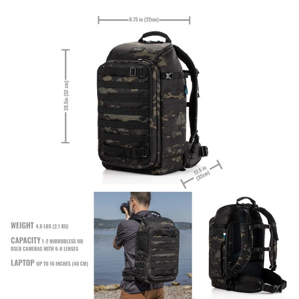 Tenba Axis v2 24L Camera Backpack - MultiCam Black 637-757