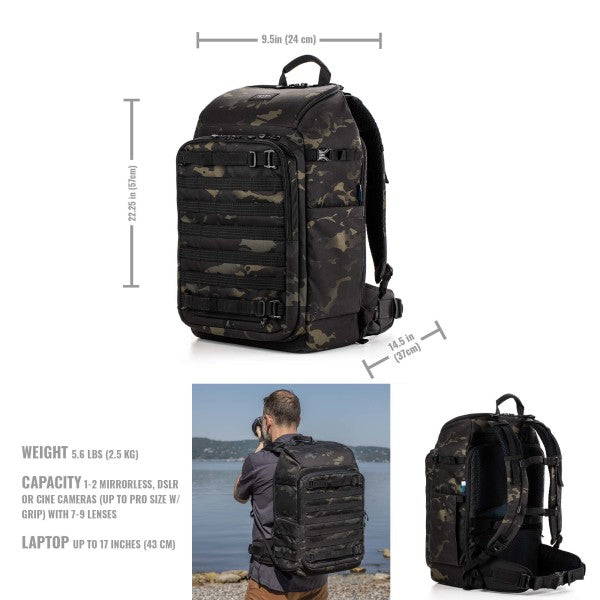 Tenba Axis v2 32L Camera Backpack - MultiCam Black 637-759