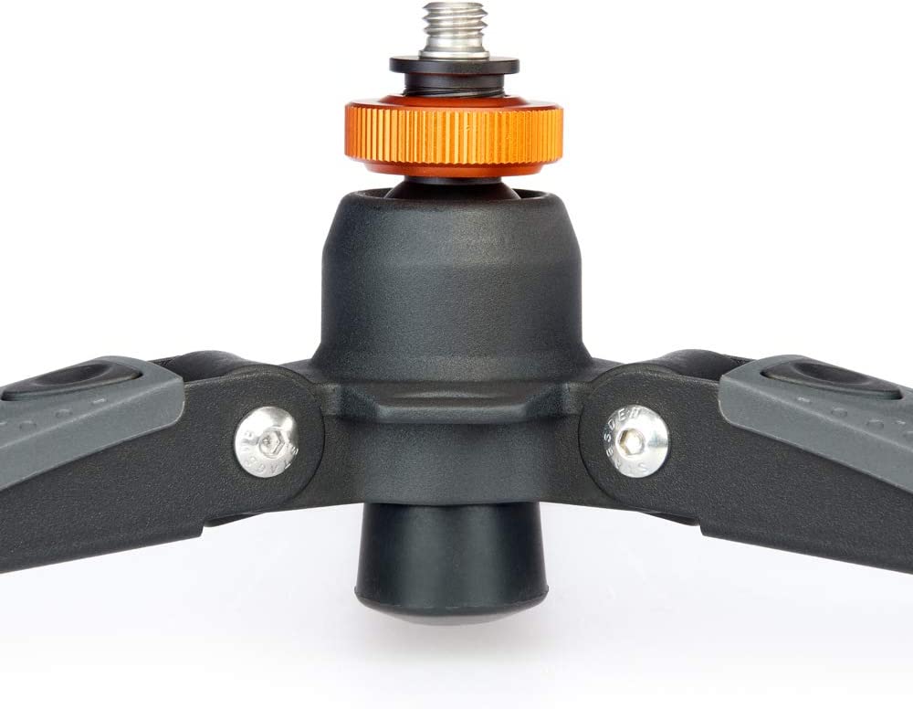 3 Legged Thing DOCZ2 Monopod Foot Stabilizer & Table Top Tripod (Gray/Black)