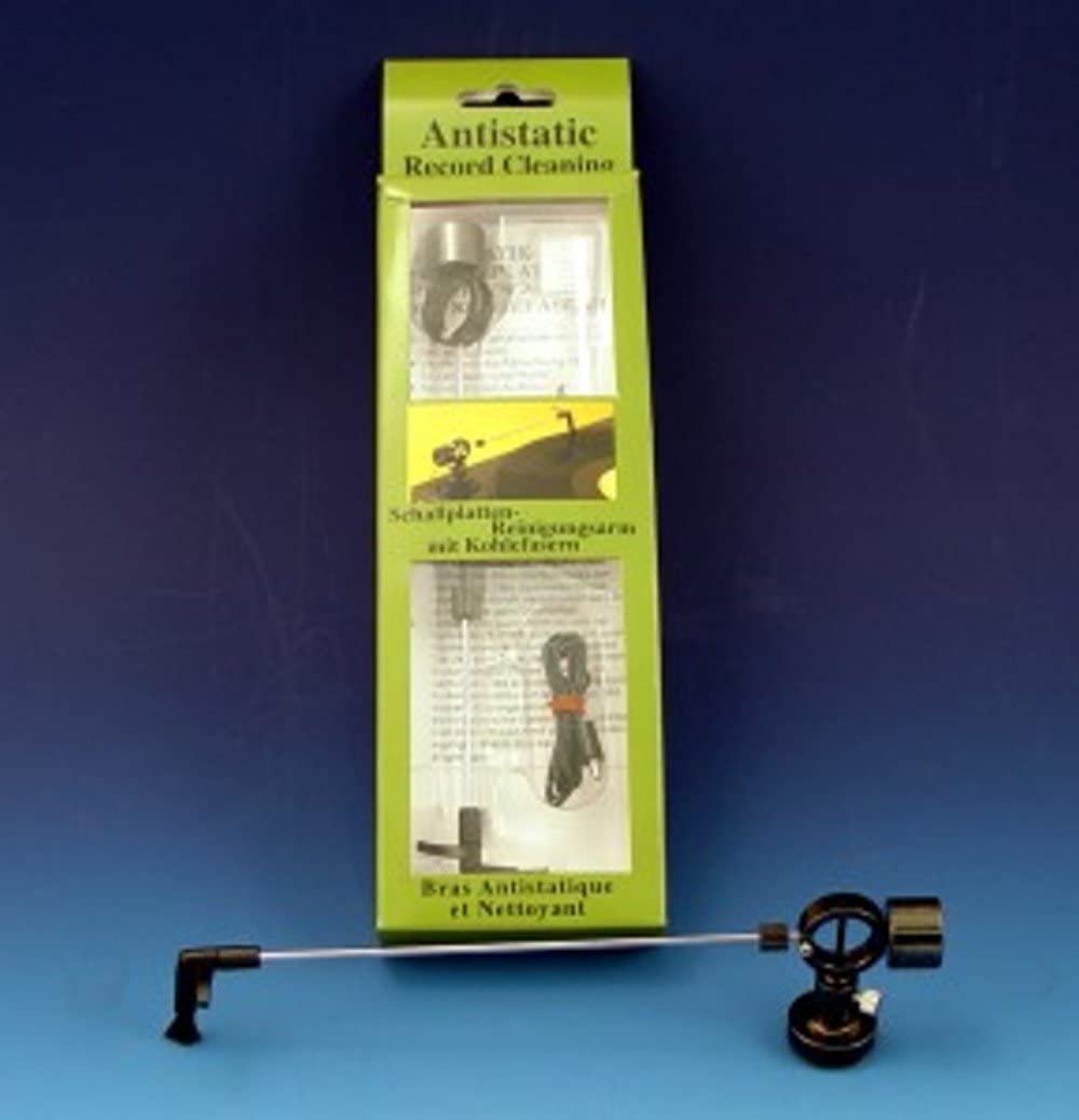 Auto Vinyl Record Cleaning Arm Adjustable Anti Static Carbon-Fiber Brush