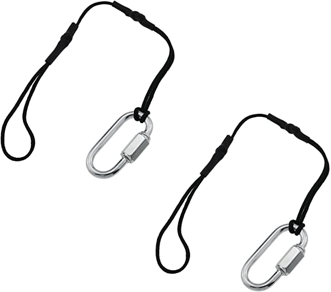 Camera Safety Tether Strap W/ Screw Lock for DSLR & Mirrorless Cameras (2 Pack)