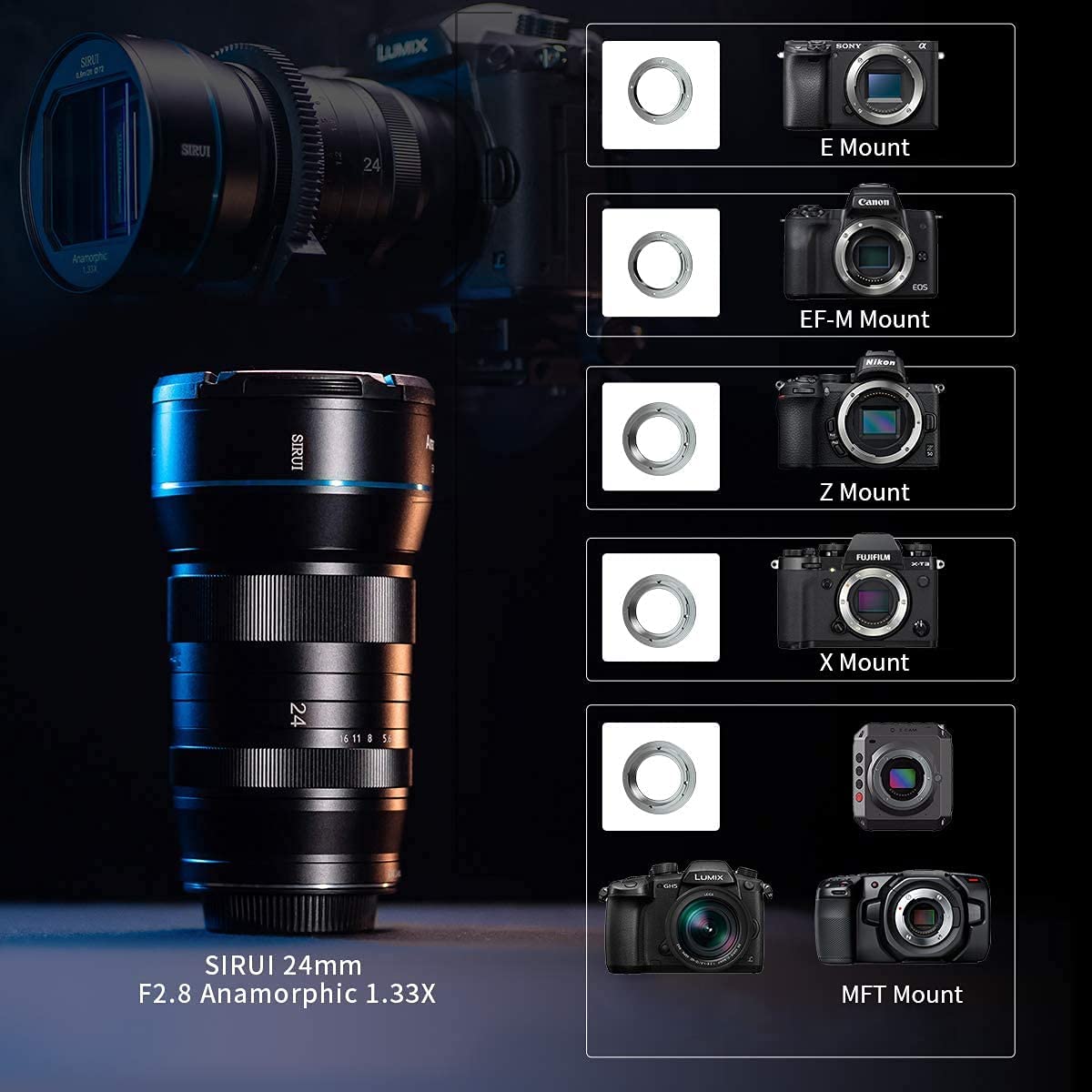 Sirui SR24-E Camera Lens Product Image
