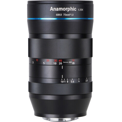 SIRUI 75mm Anamorphic Lens F1.8 1.33X APS-C (E Mount) SR75-E