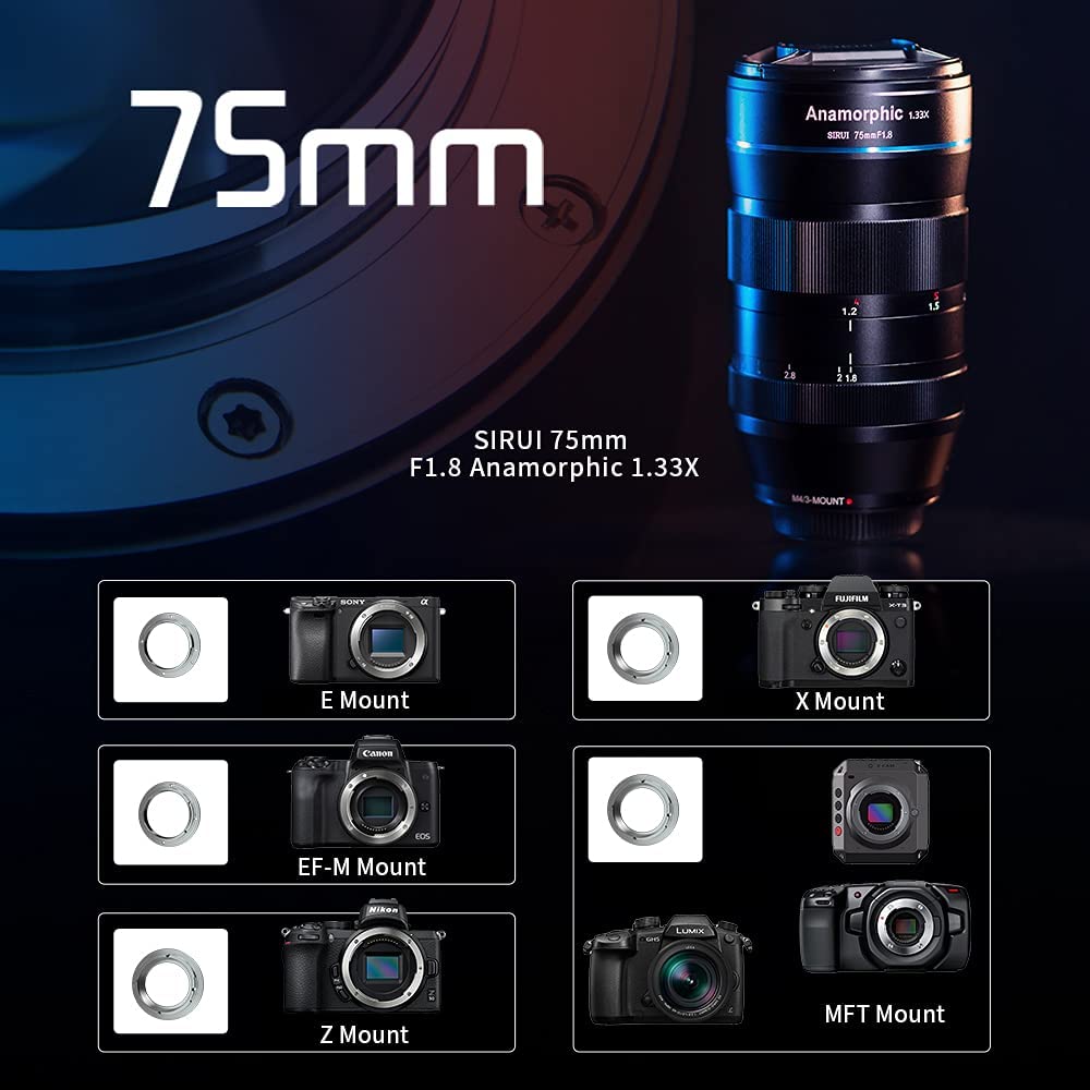 Sirui SR75-E Camera Lens Product Image