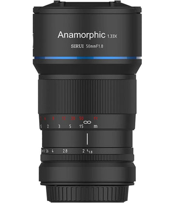 SIRUI 50mm F1.8 1.33X Anamorphic Lens for E Mount APS-C Cameras