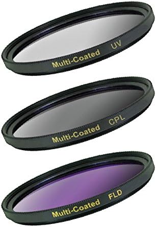 Digital Concepts DC-FK3-52 3 Piece Filter Kit, 52mm UV/CPL/FLD (Black)