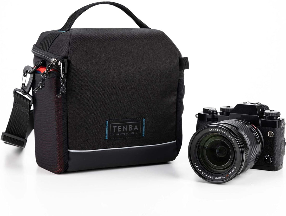 Tenba Skyline v2 Shoulder Bag 8 Mirrorless DSLR Cameras Lenses - Black 637-780