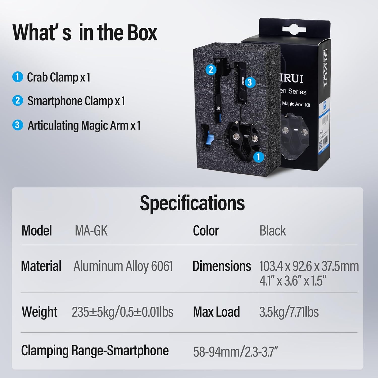 SIRUI MA-GK Tripods & Monopods Product Image