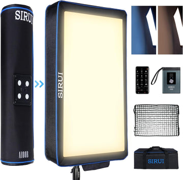SIRUI Inflatable 100W Bi-Color LED Softbox APP/Board Control 2800-8500k A100B