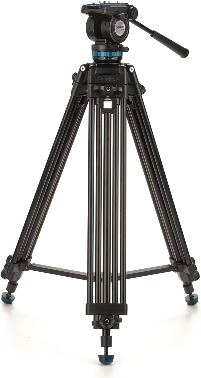 Benro KH25PC Video Tripod W/ Head 15lb Load Continuous Pan Drag KH25PC