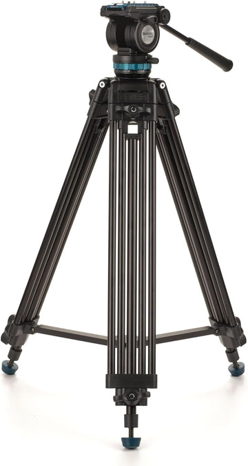 Benro KH25PC Video Tripod W/ Head 15lb Load Continuous Pan Drag KH25PC
