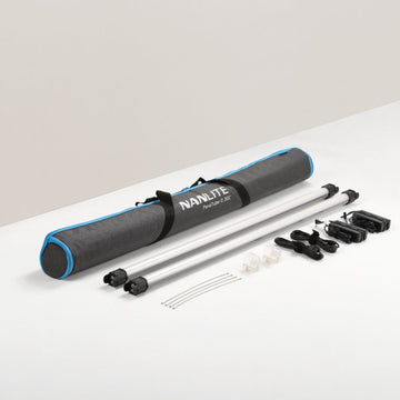 Nanlite 2x PavoTube II 30C 4' LED RGBWW Tube Light AC Mount                  Case PT30C2KIT