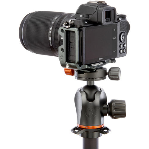 3 Legged Thing ZAYLA-PD-G L-Bracket for Nikon Z 50 (Metallic Slate Gray)