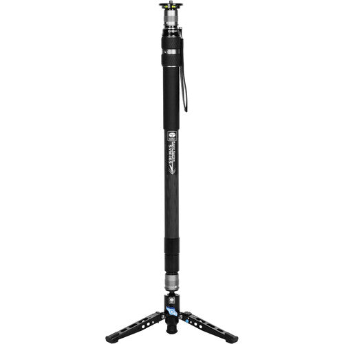 Sirui SVM-165 Carbon Fiber Monopod with Feet 3 Sections 22lb Load
