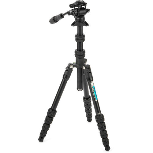 3 Legged Thing Punks 2.0 Corey Video Tripod Kit Matte Black COREYVIDEODARK2.0