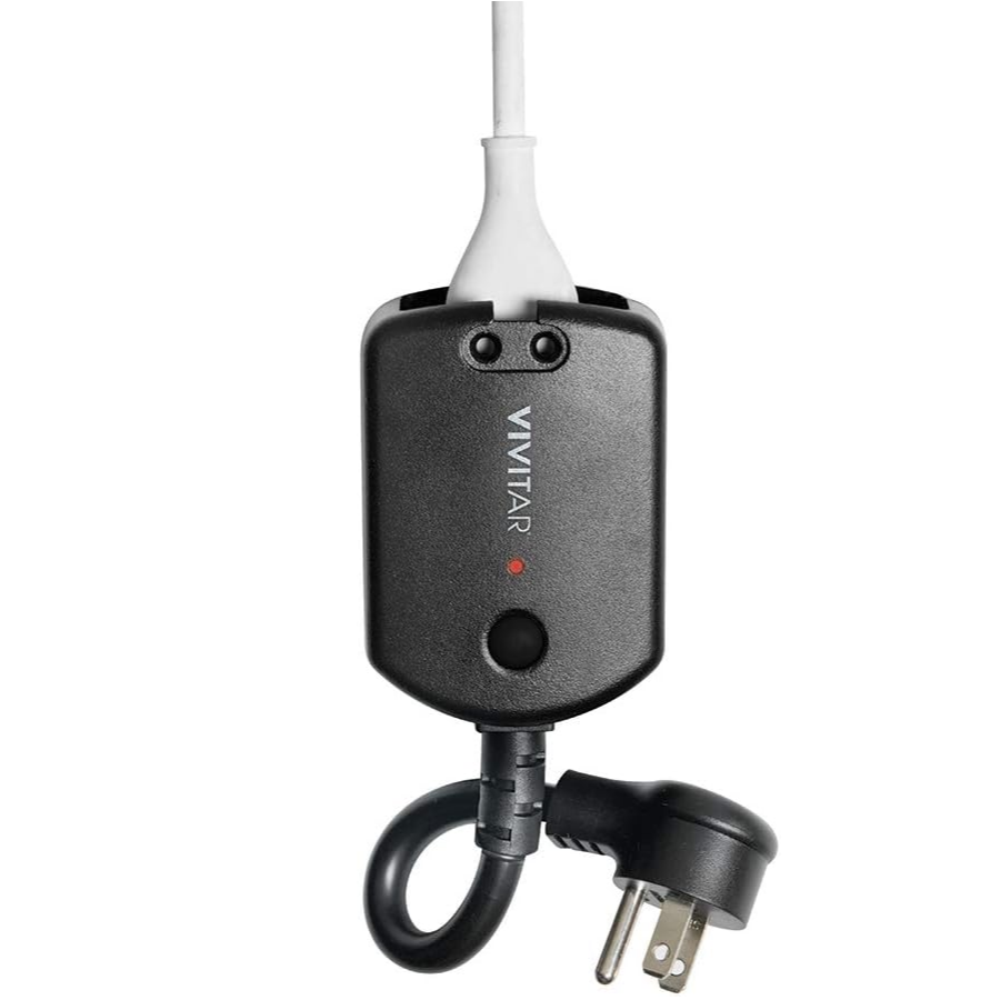 Vivitar Waterproof Outdoor 3 Prong Smart Plug HA1011 Compatible Alexa Google