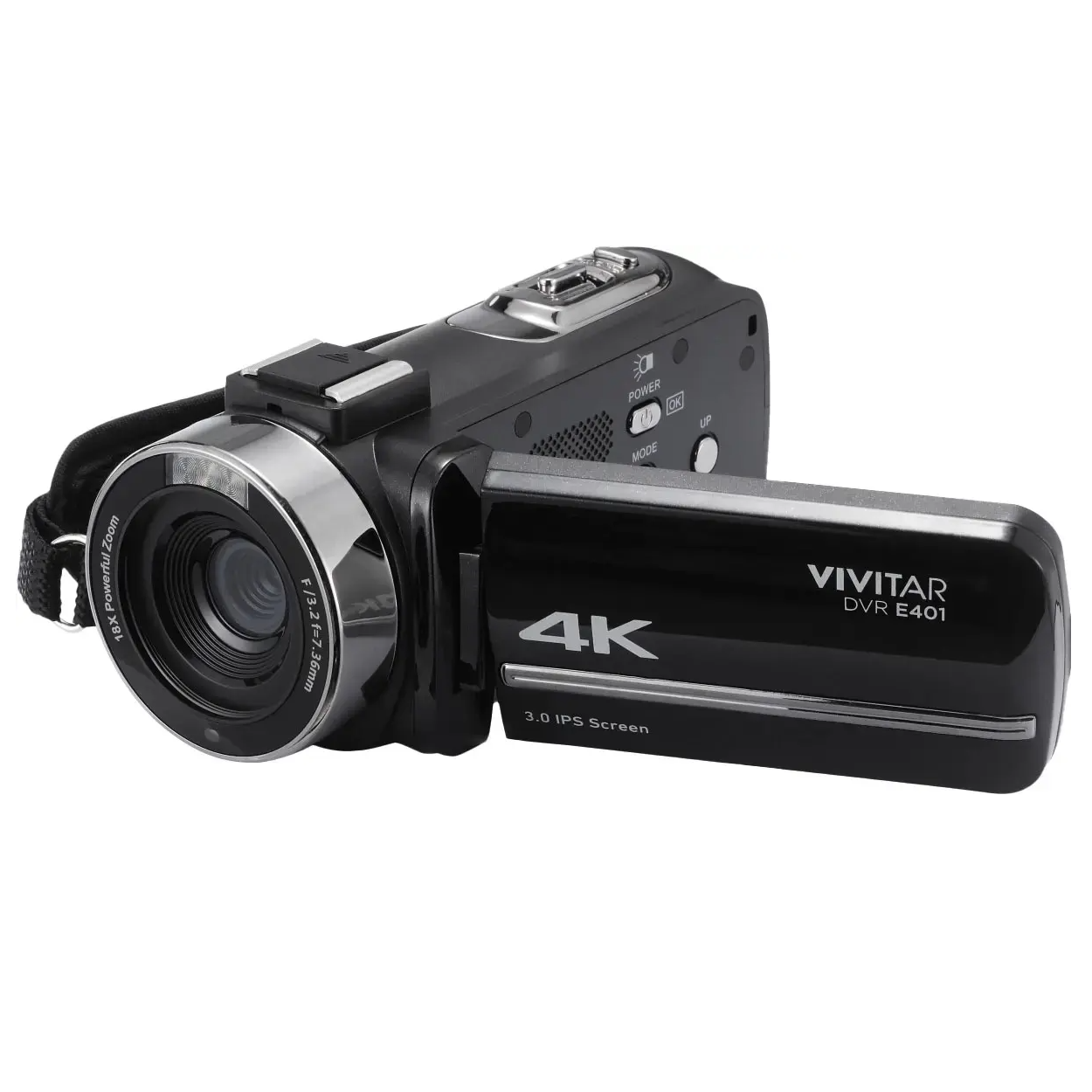 Vivitar 4K Digital camcorder Black DVRE401-BLK-STK-4