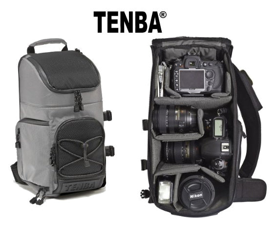 Tenba 632-632 Shootout Sling Medium Bag Silver/Black