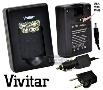 Vivitar VIV-QC-100, BC-V615 Replacement Charger FOR NP-F330 NP-F550 NP-F570 NP-F730 NP-F730H NP-F770 NP-F950 NP-F960 NP-F970