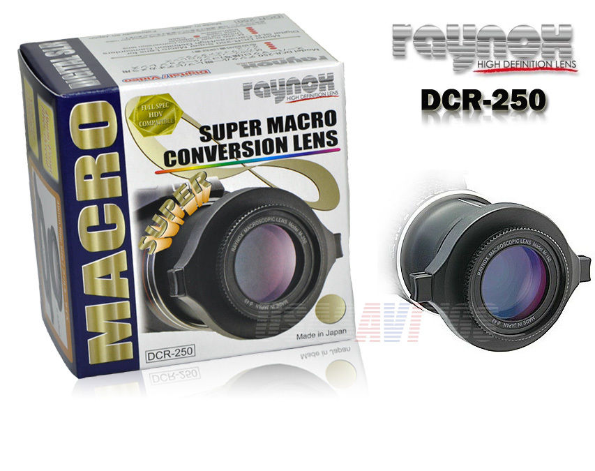 Raynox DCR-250 Universal Macro Snap-On Lens For 43mm 52mm 55mm 58mm 62mm 67mm